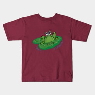 floating frog Kids T-Shirt